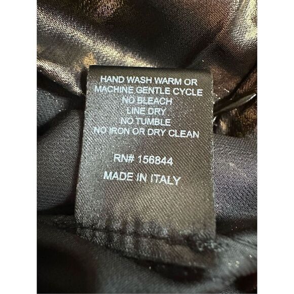 LE SUPERBE METALLIC SUNSET TOWER TUCK SHIRT MADE IN ITALY Size 2 - Picture 7 of 9